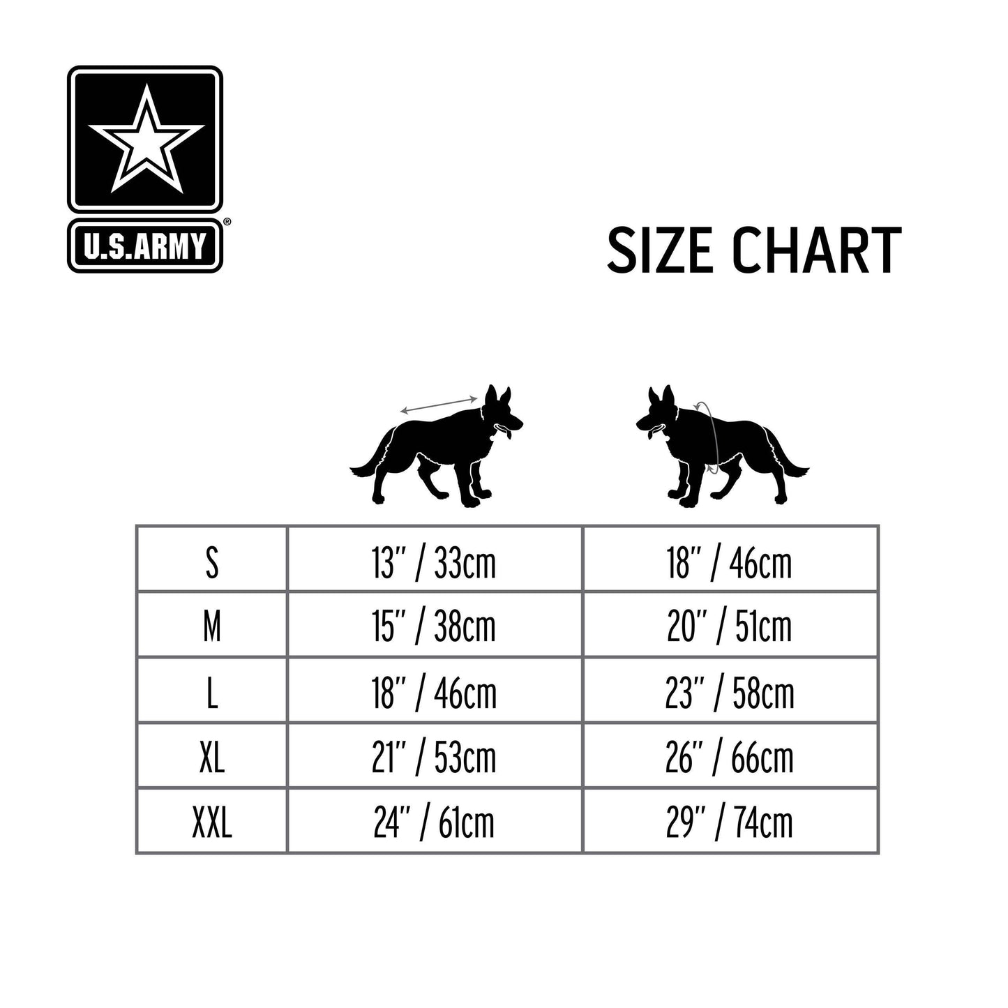 US Army Dog Raincoat - Camo
