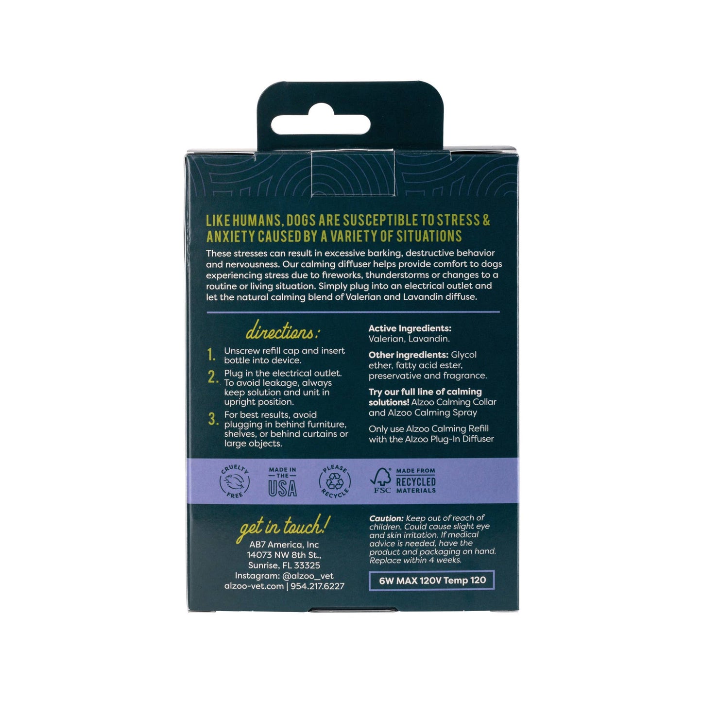 Plant-Base Calming Diffuser Plug-in Kit for Dog