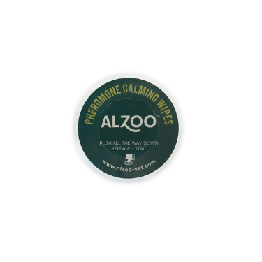 🐶🐱💚ALZOO Calming Wipes with Pheromones for Dogs & Cats, 7ct