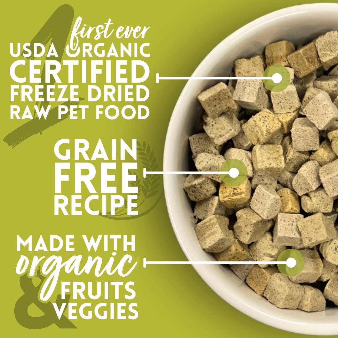 USDA Organic Farmers Market Recipe Freeze Dry Raw Dog Food