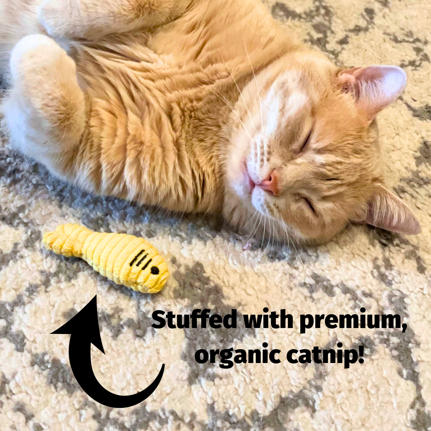 🐱🐿️ HuggleKats® Wee Fellar Squirrelie Cat Toy