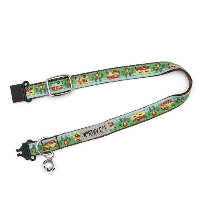 🏕️🐱 Happy Camper Cat Collar