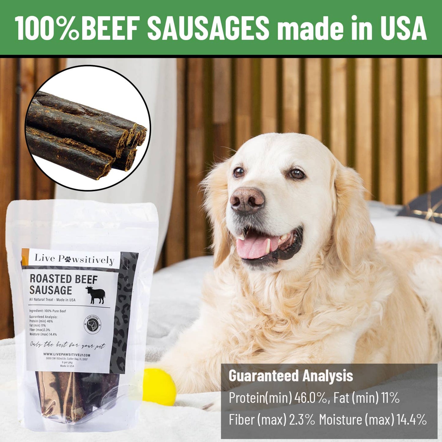 Roasted Beef Sausage