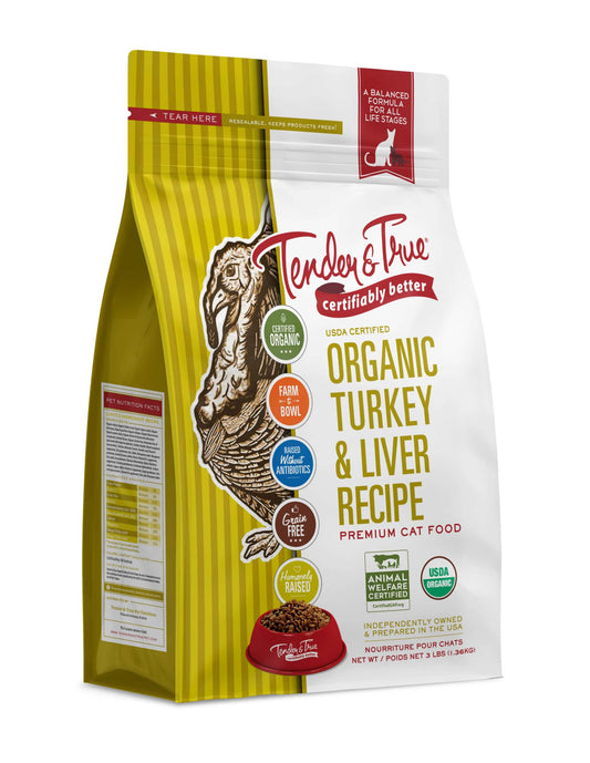 Organic Turkey & Liver Cat Food