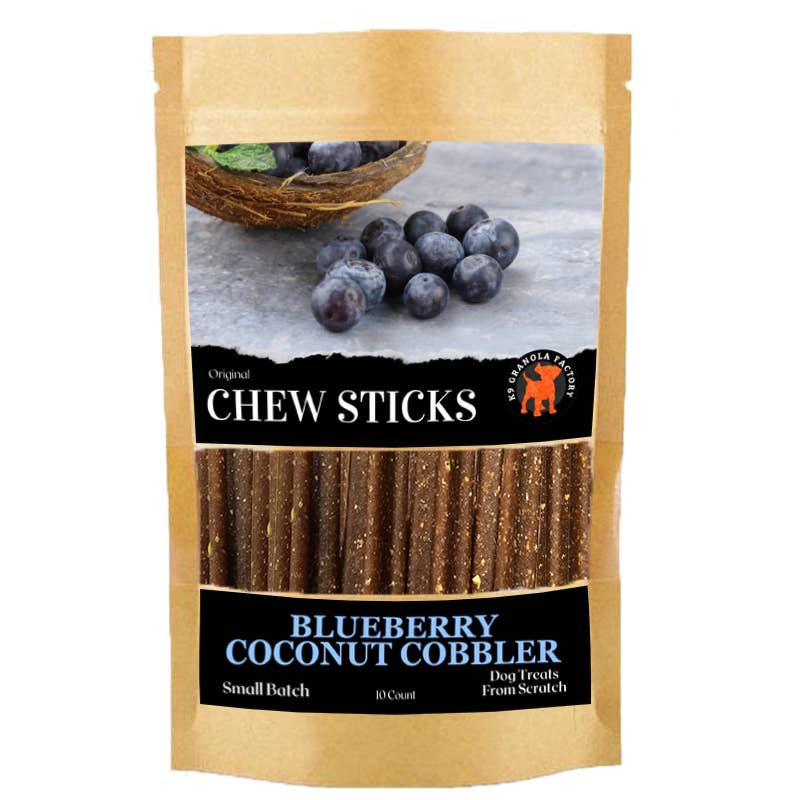 Blueberry Coconut Cobbler Chew Stick