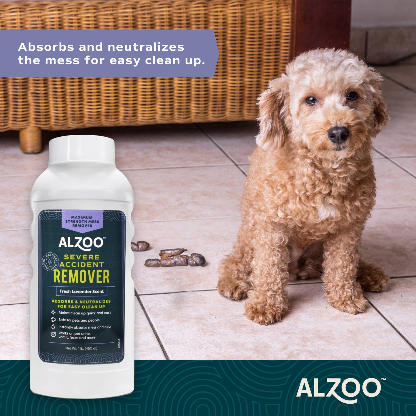 đž ALZOO Plant-Based Severe Accident Remover Fresh Lavender