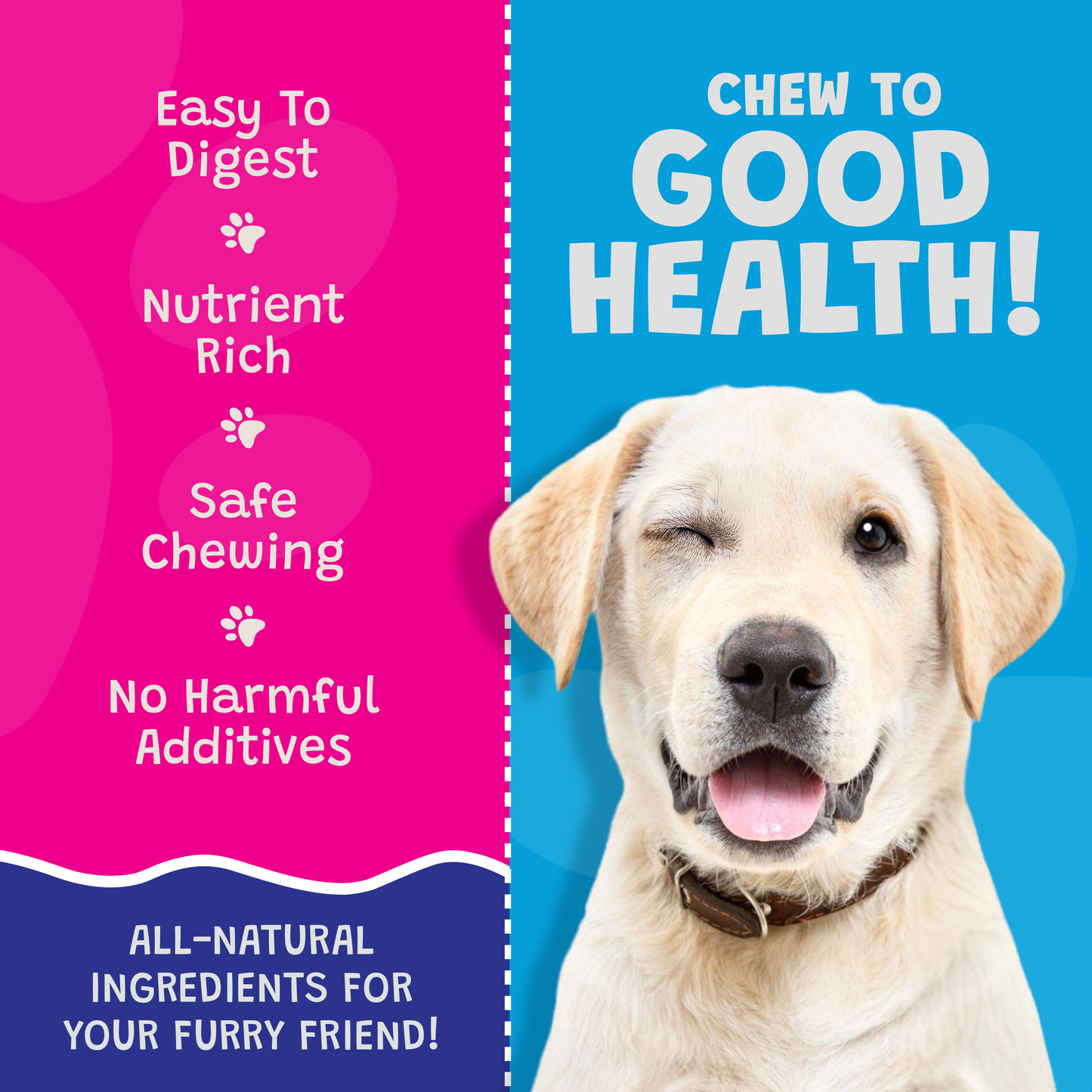 🐔🦴 100% Natural Dehydrated Chicken Feet for Dogs – Single-Ingredient Joint Support Chews