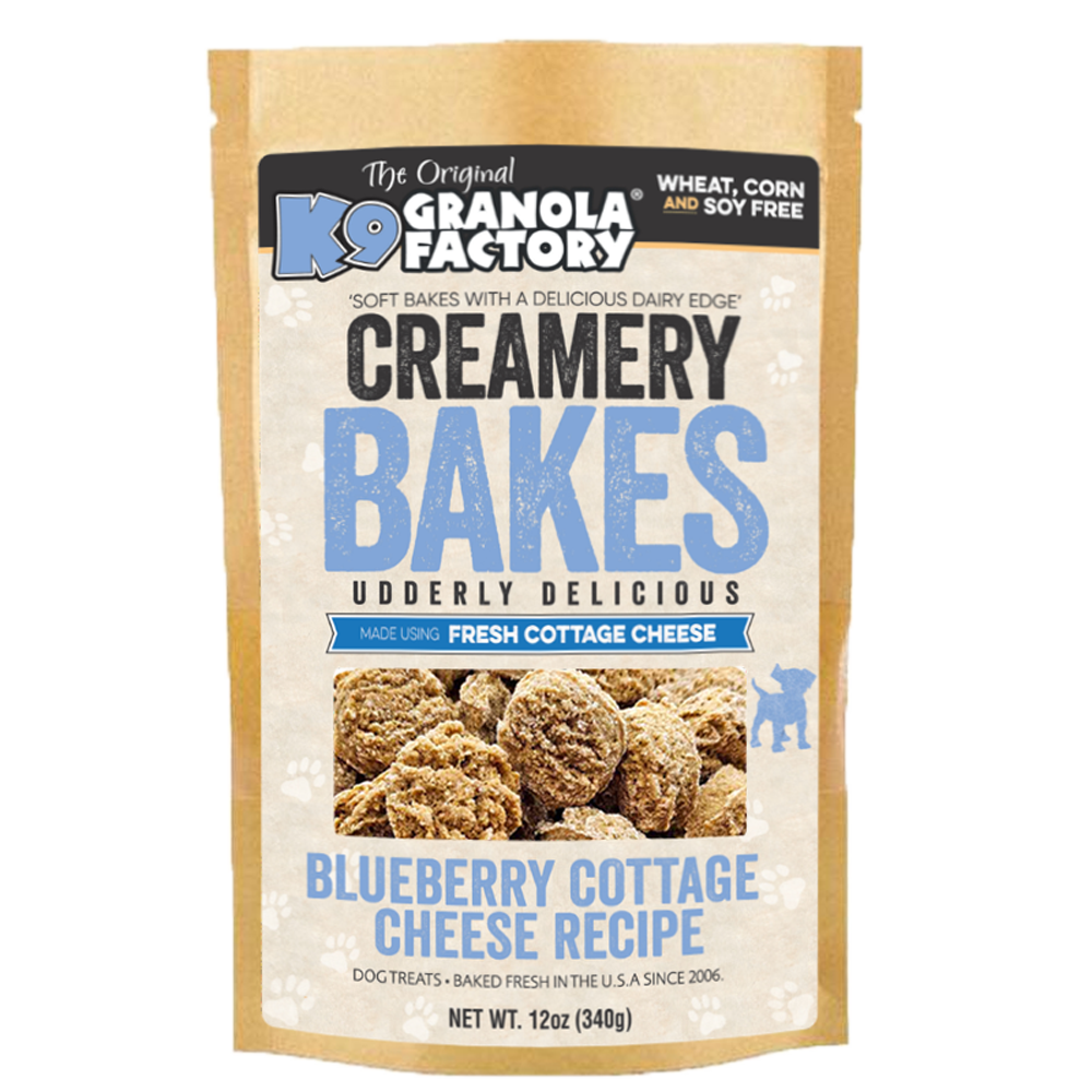 🫐 Blueberry Cottage Cheese BAKES (12oz) | K9 Creamery Gourmet Dog Treats 🐾