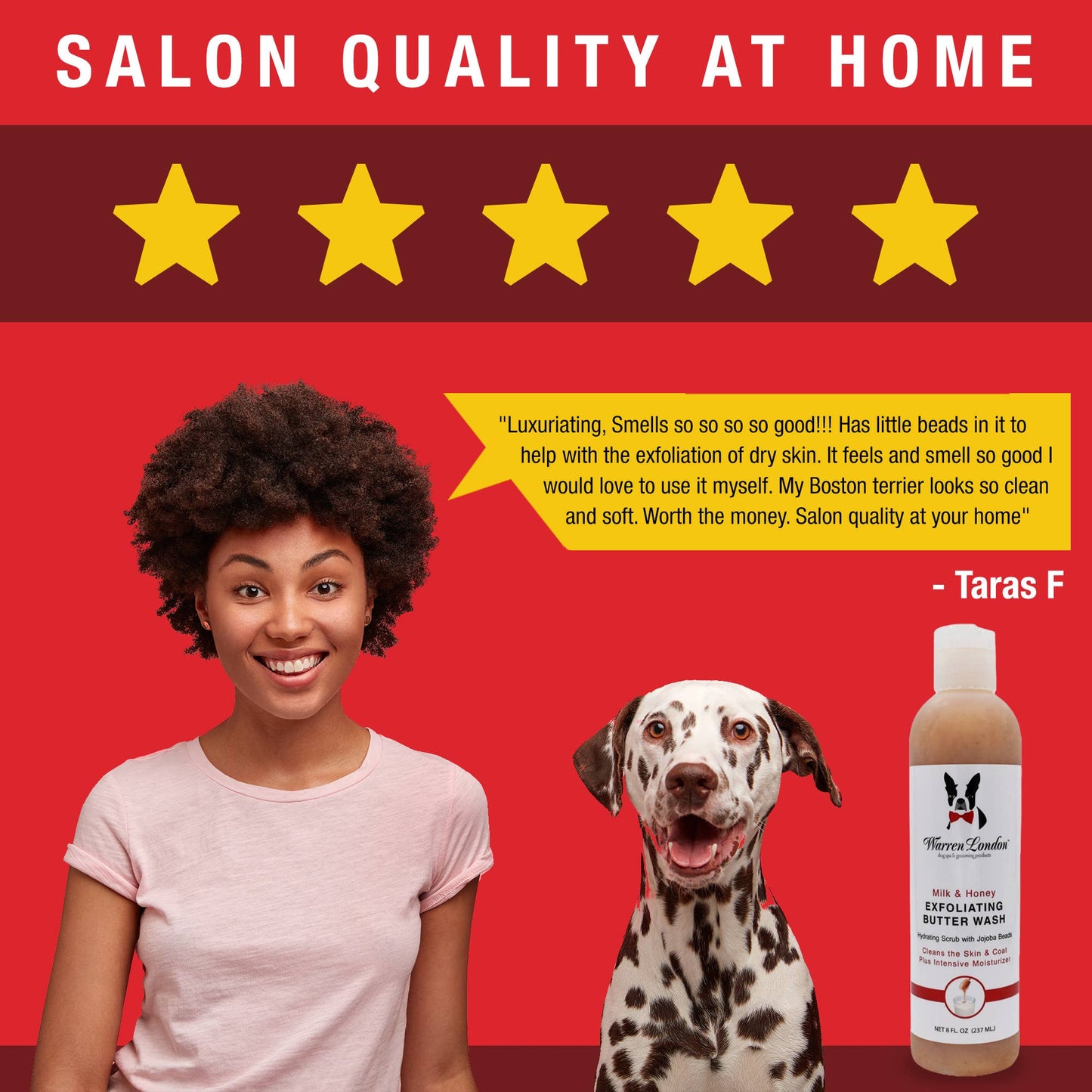 Exfoliating Butter Wash Dog Shampoo - 2 Scents - 2 Sizes