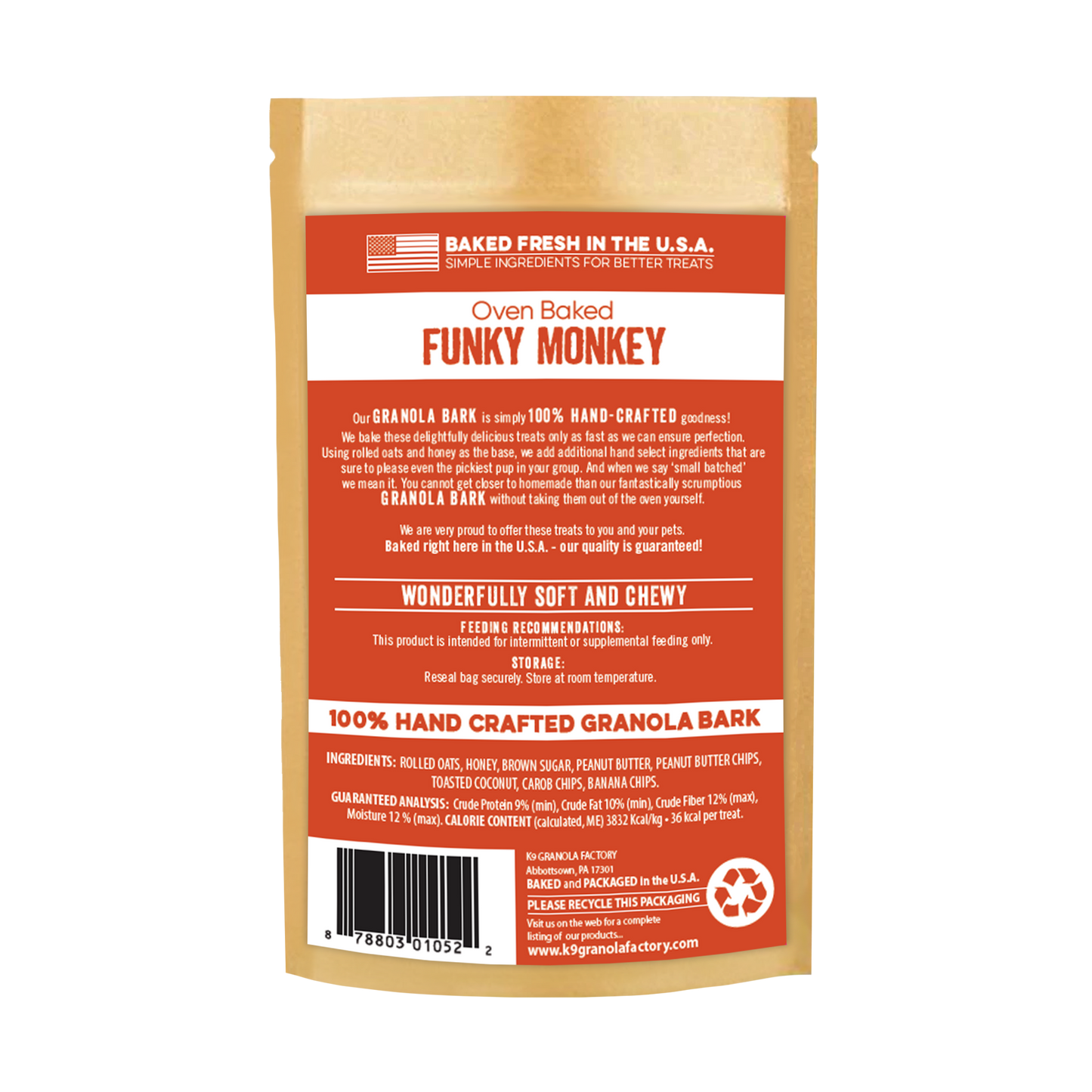 Granola BARK Funky Monkey 10oz