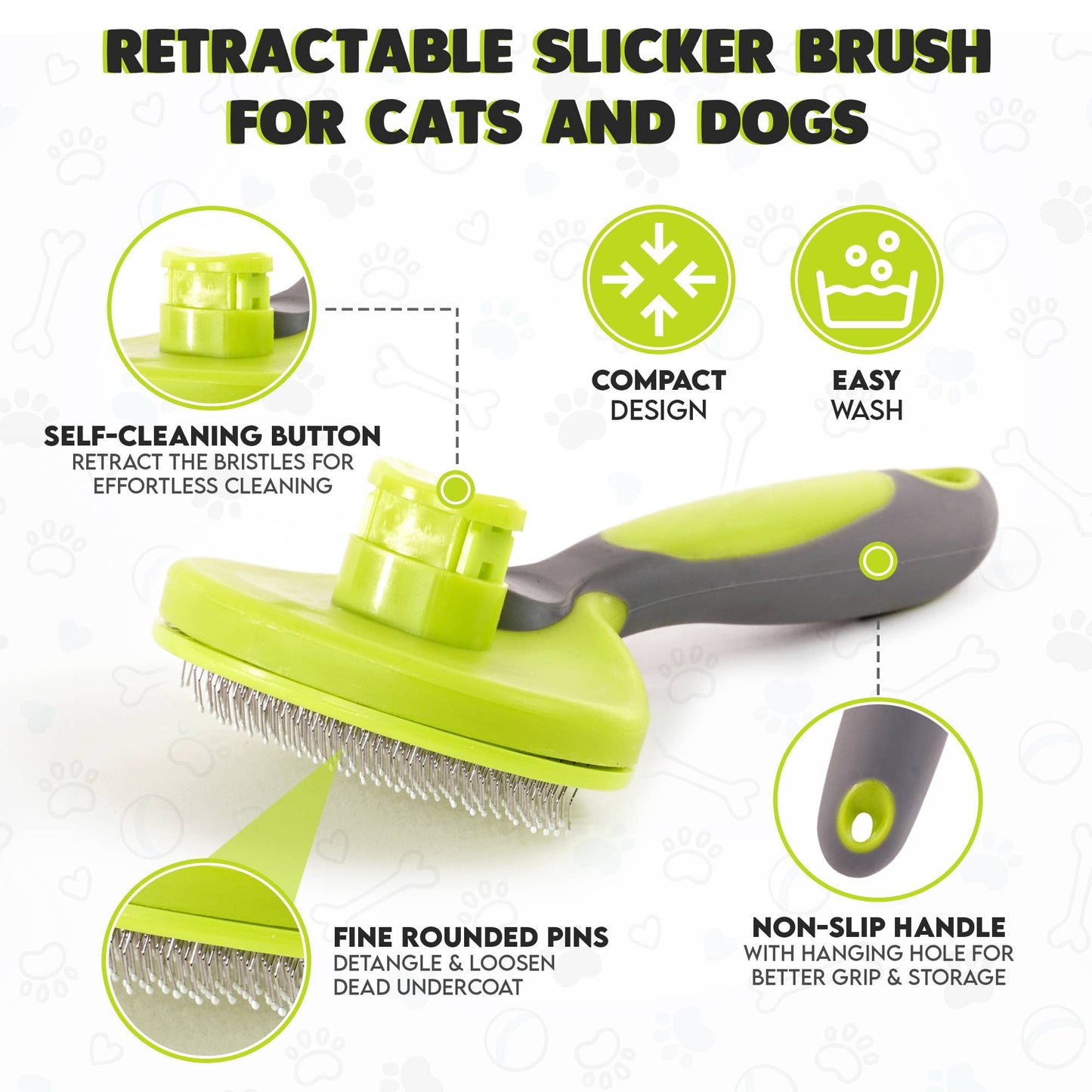 Retractable Slicker Brush