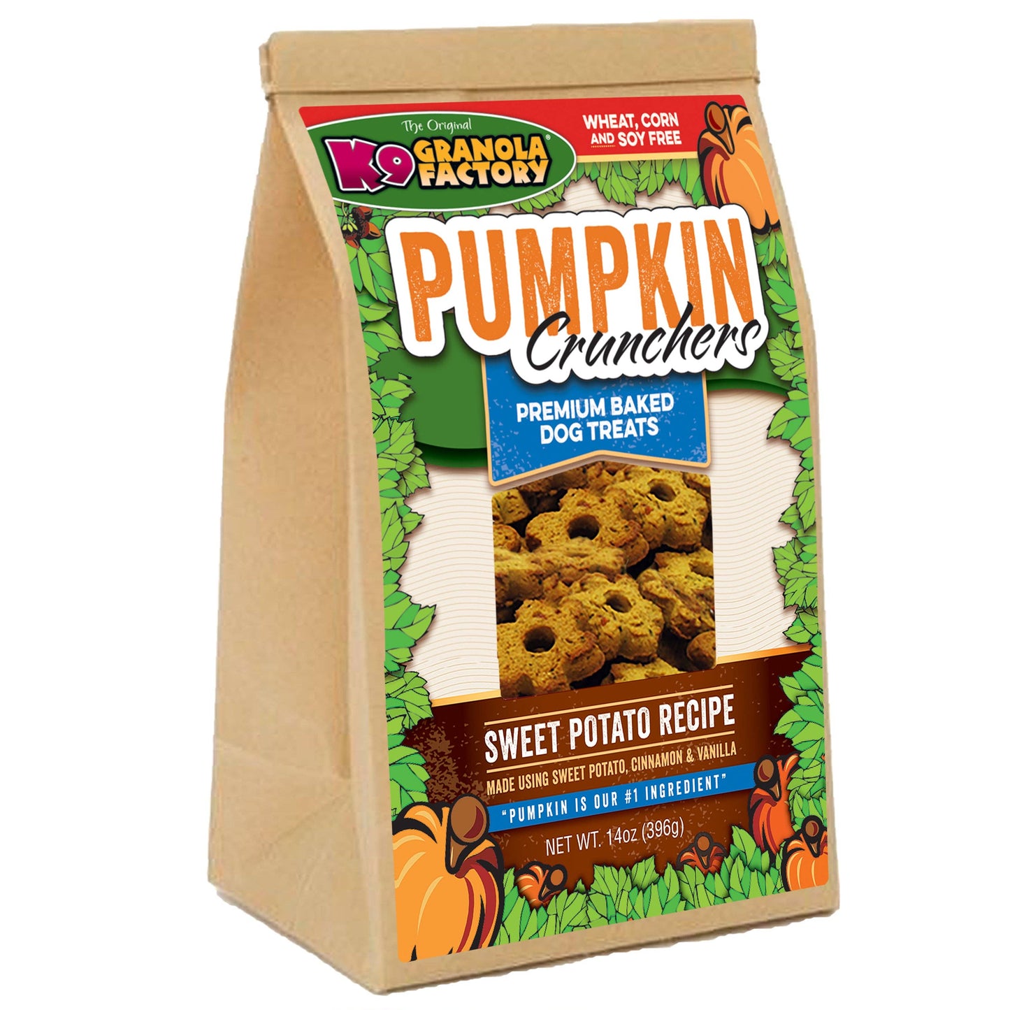 šš Pumpkin Crunchers Sweet Potato Dog Treats