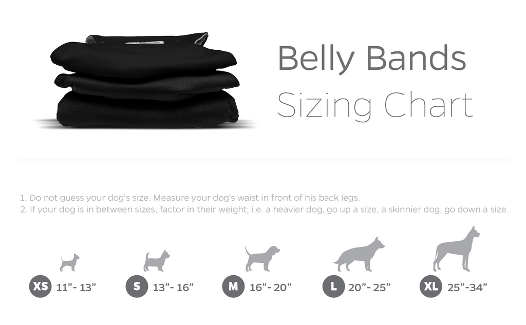 Washable Dog Belly Bands