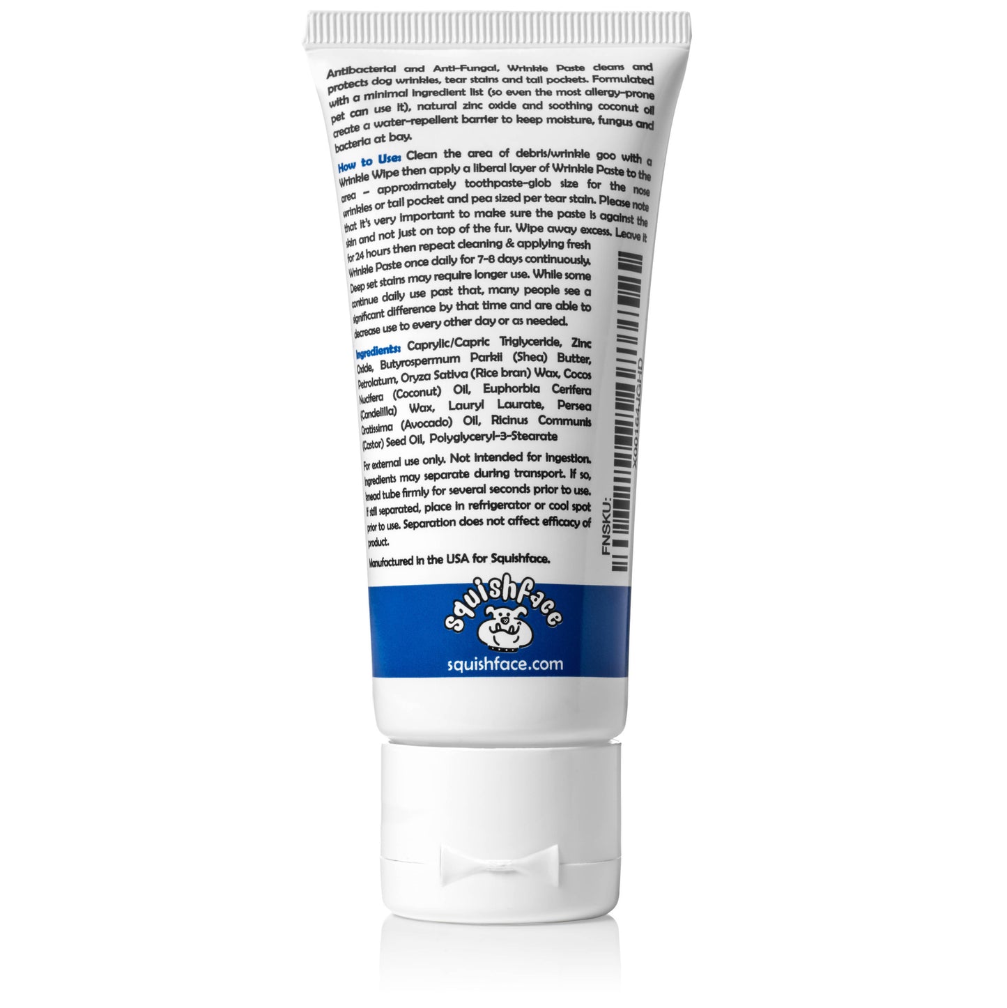 Squishface Wrinkle Paste for Dog Wrinkles & Tear Stains