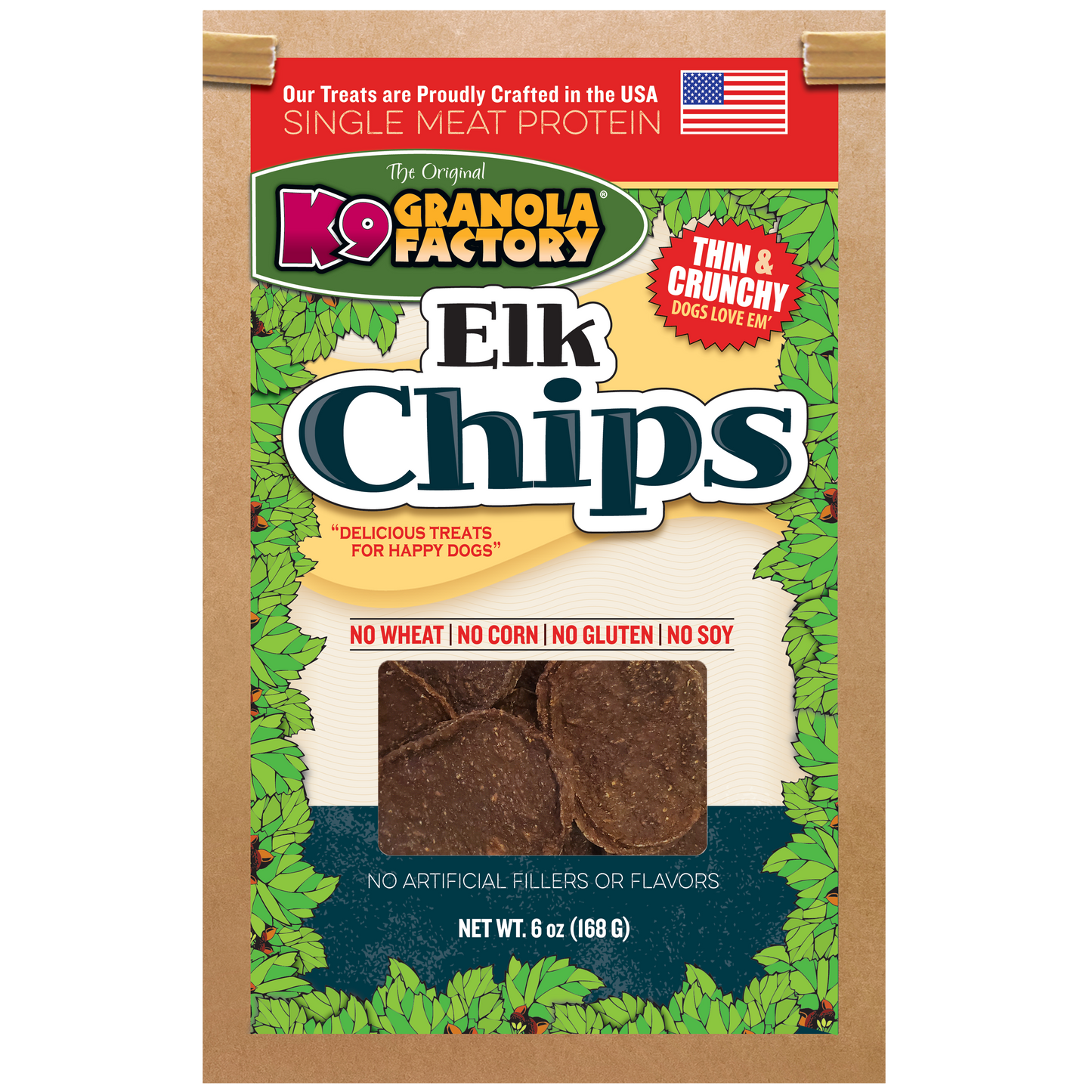 🦌🔥Elk Chips for Dogs