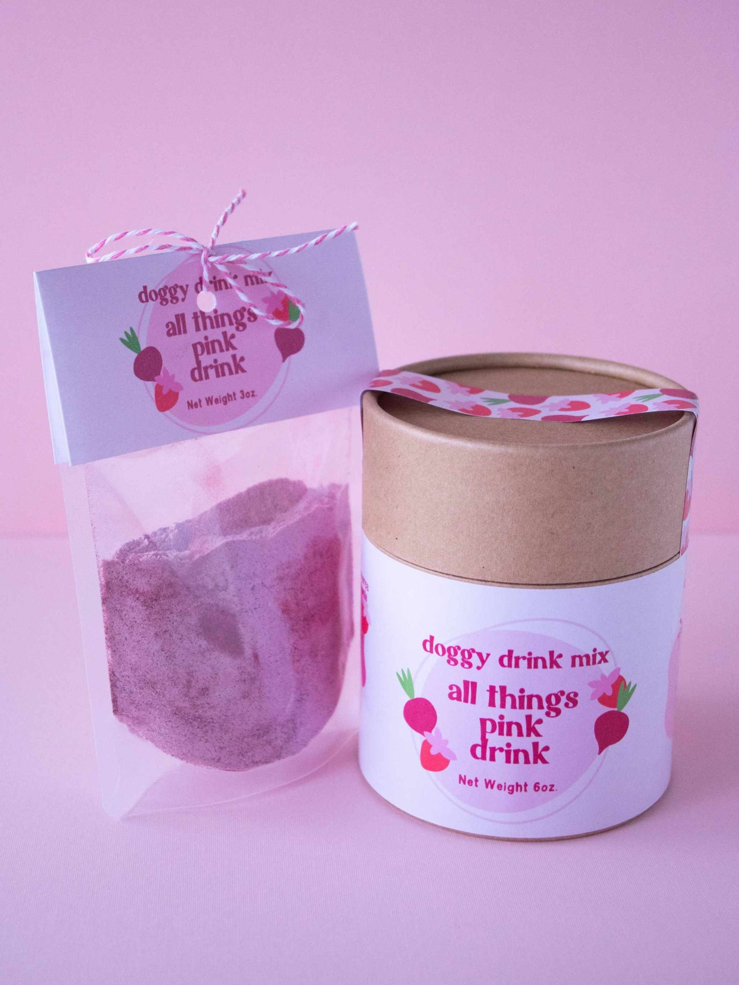 🌸 All Things Pink Drink Mix for Dogs