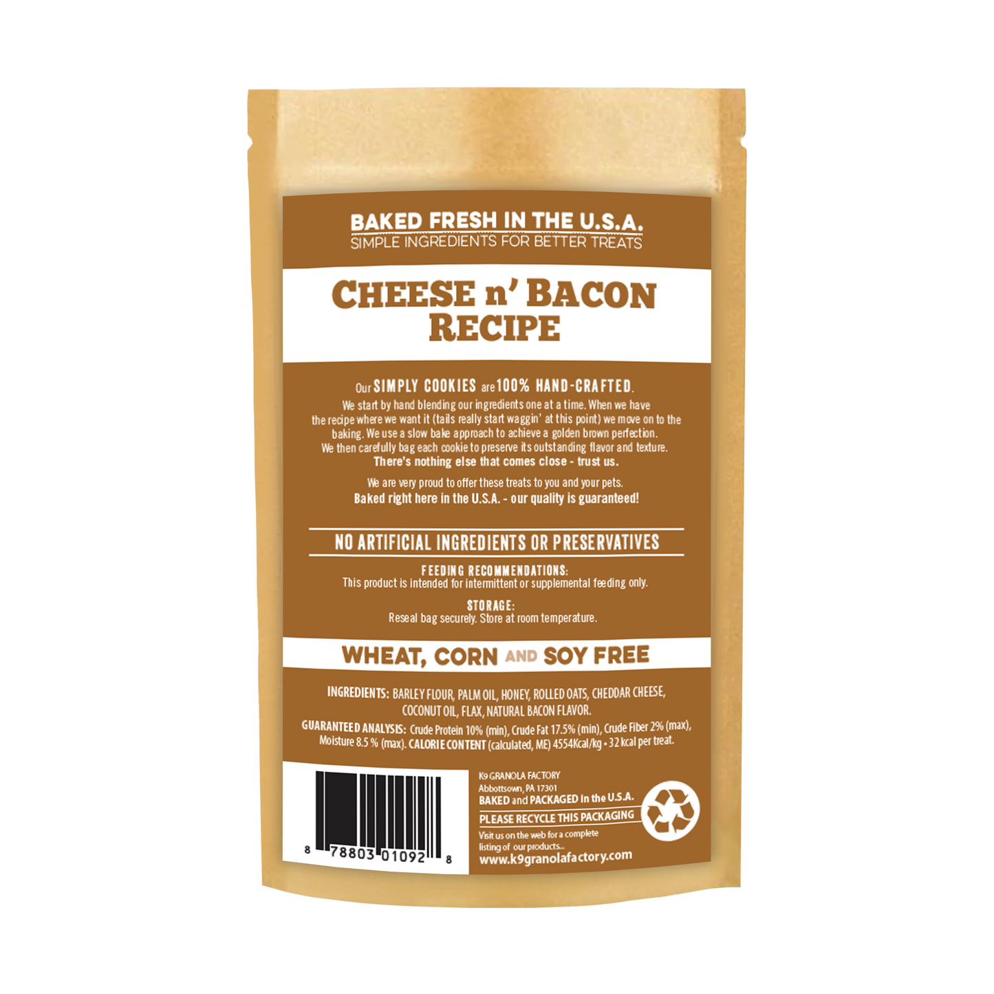 š§š„ Simply Cookies ā Cheese & Bacon Dog Treats