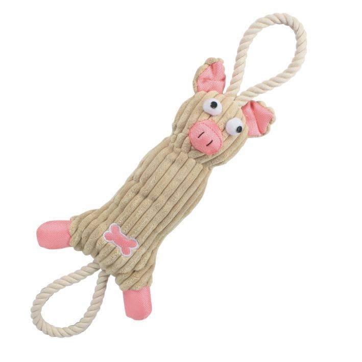 🌿🐶Jute And Rope Plush Pig