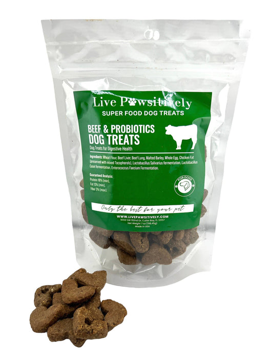Beef & Probiotics  Super Food Dog Treat