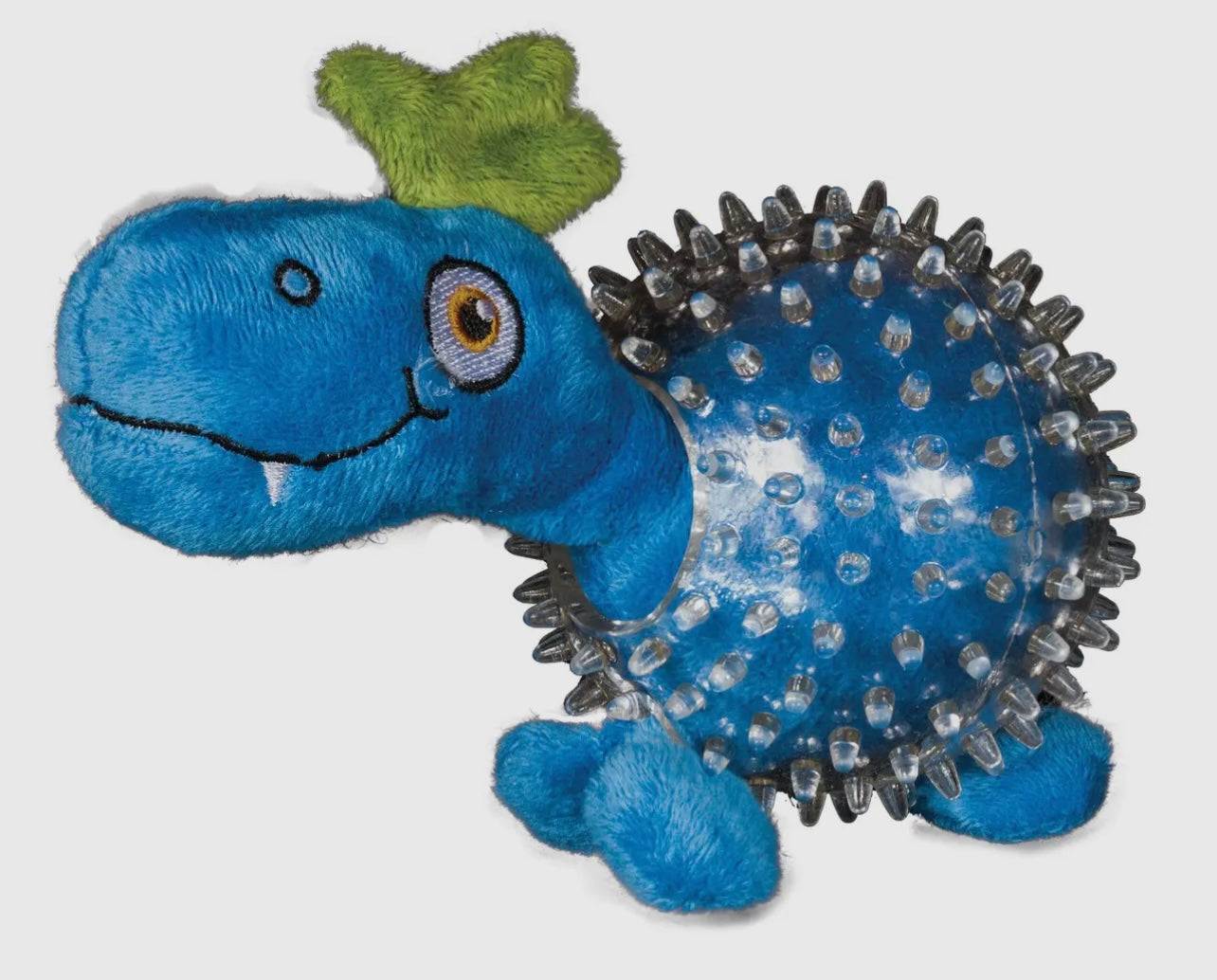 🦖 Dino in Clear Spiky Ball