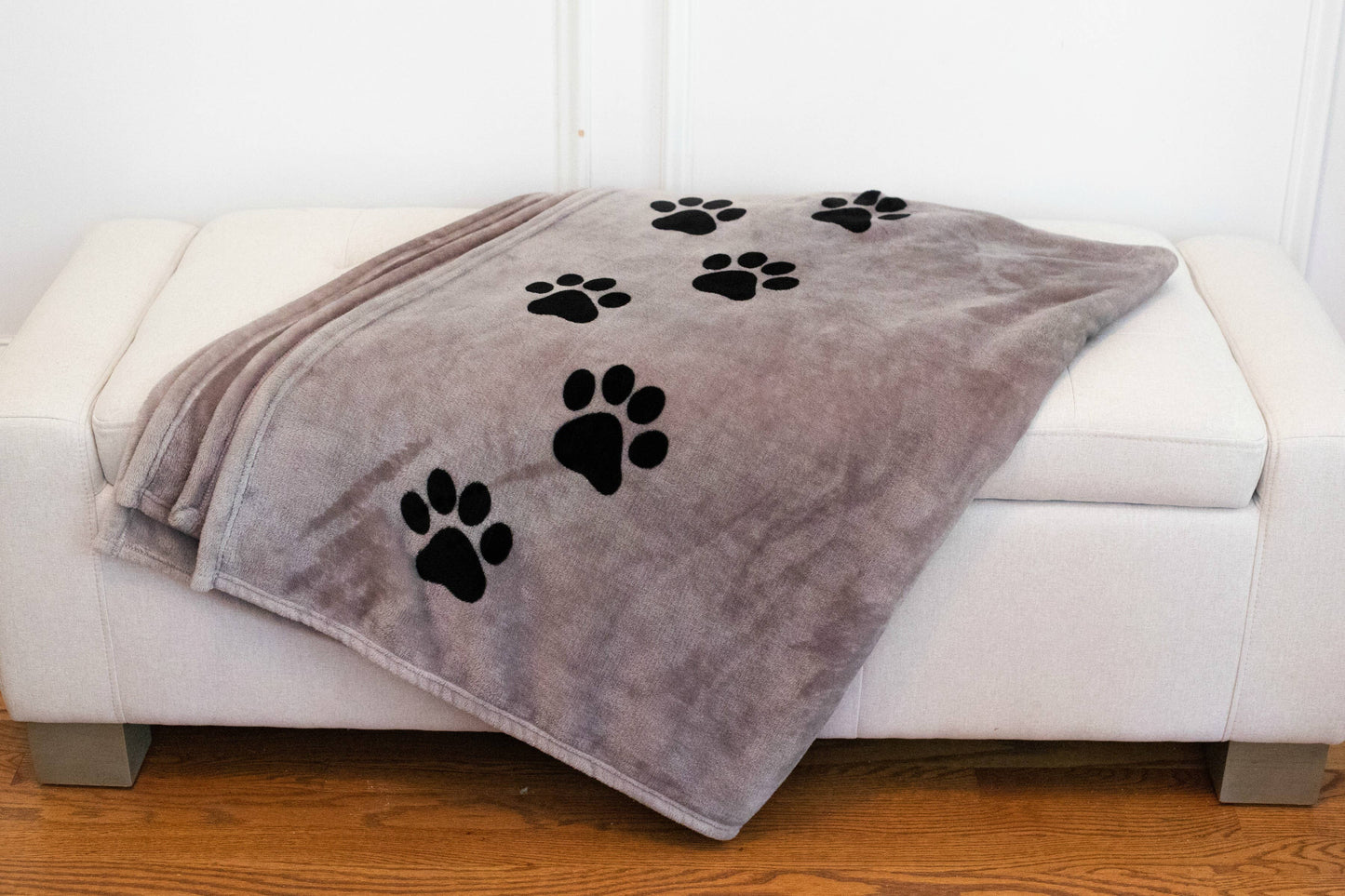 🐾❤️Pawprints Left By You Sympathy Pet Loss Hugs Blanket
