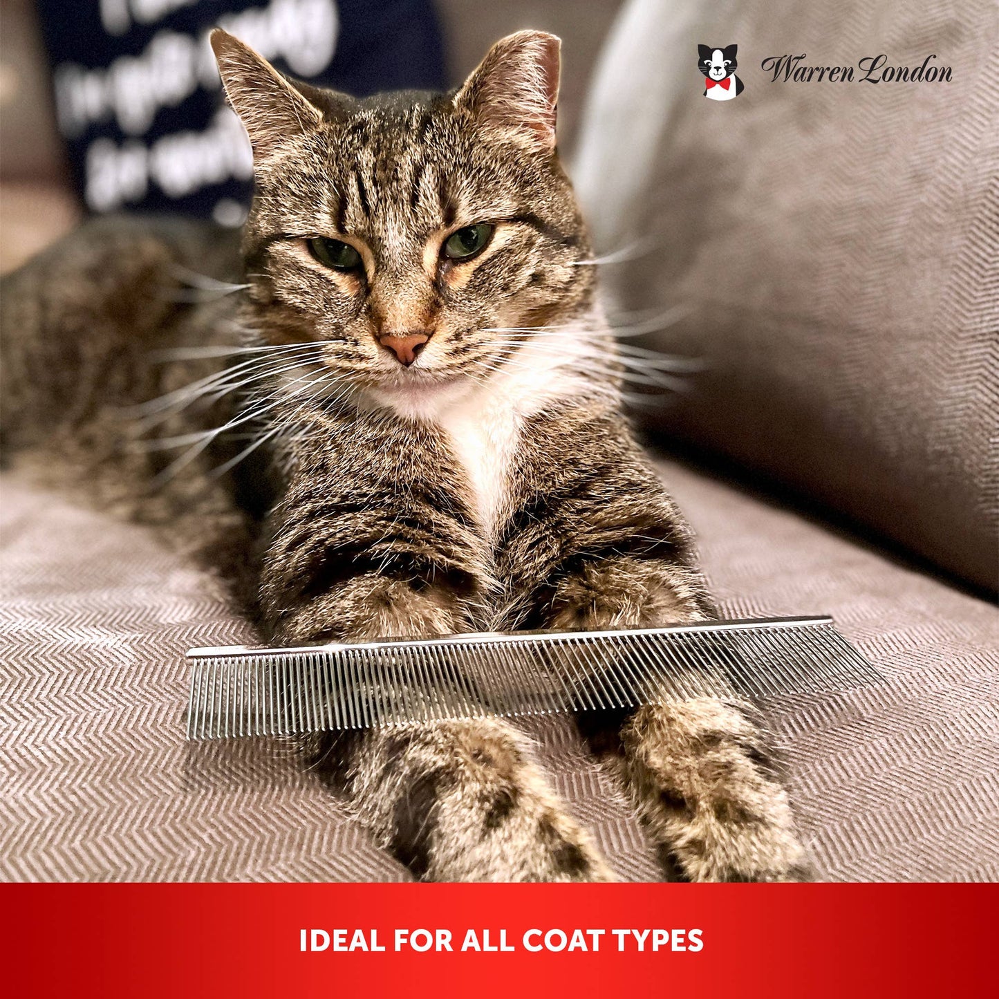 Cool Cat Comb - 7.5" Everyday Copper Grooming Tool