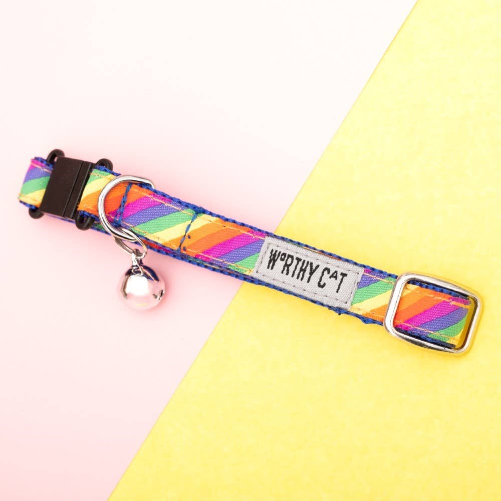 🌈🐱 Rainbow Cat Collar