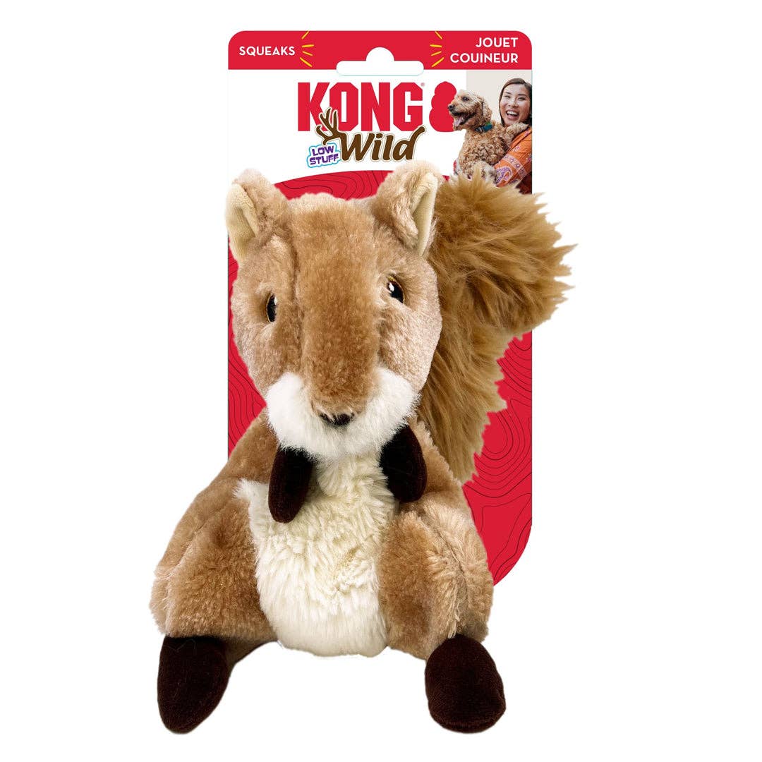 Wild Low Stuff Dog Toy Squirrel