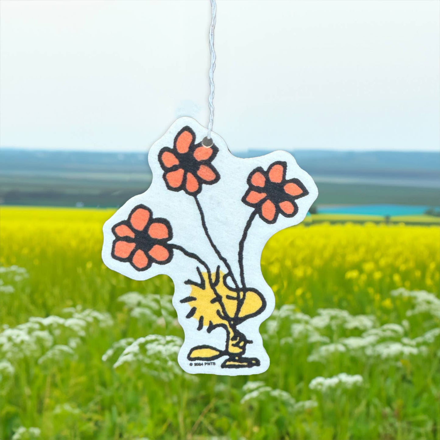 🚗🌿3P4 x Peanuts® - Woodstock Flower Air Freshener