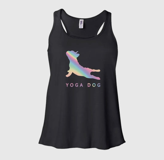 Yoga Dog French Bulldog Spectrum Tank Top