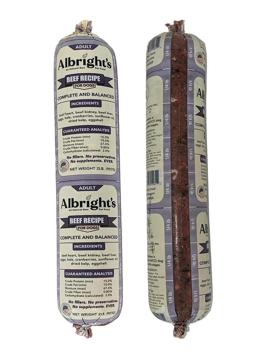 Beef Complete - Albright's Raw Recipe for Dogs