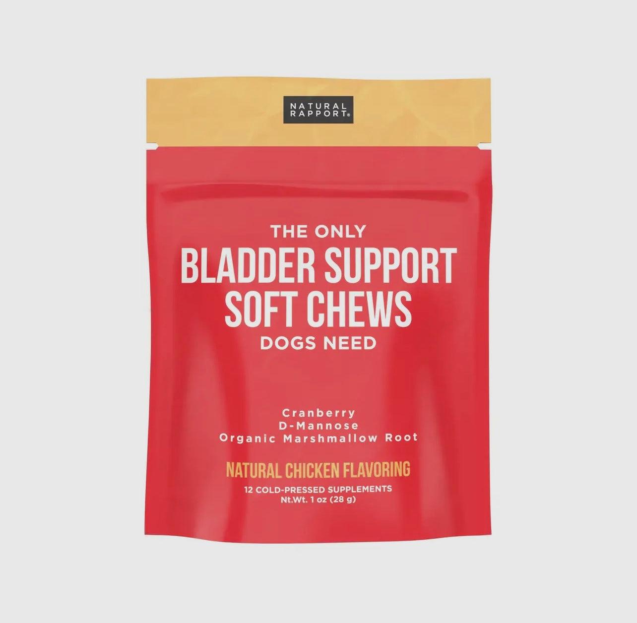 ❤️🐾 Bladder Support Soft Chews for Dogs – Cranberry, D-Mannose & Marshmallow Root