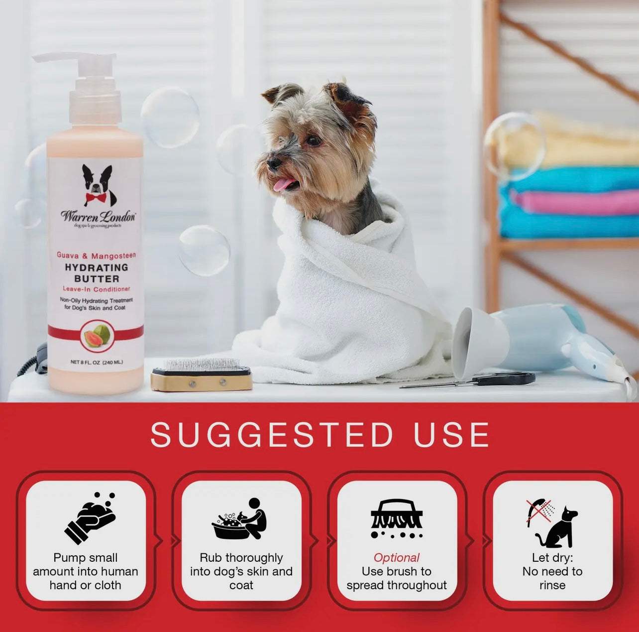 🧈🐶✨ Hydrating Butter Leave-In Lotion – 24-Hour Moisture for a Soft, Healthy Coat ✨🐾