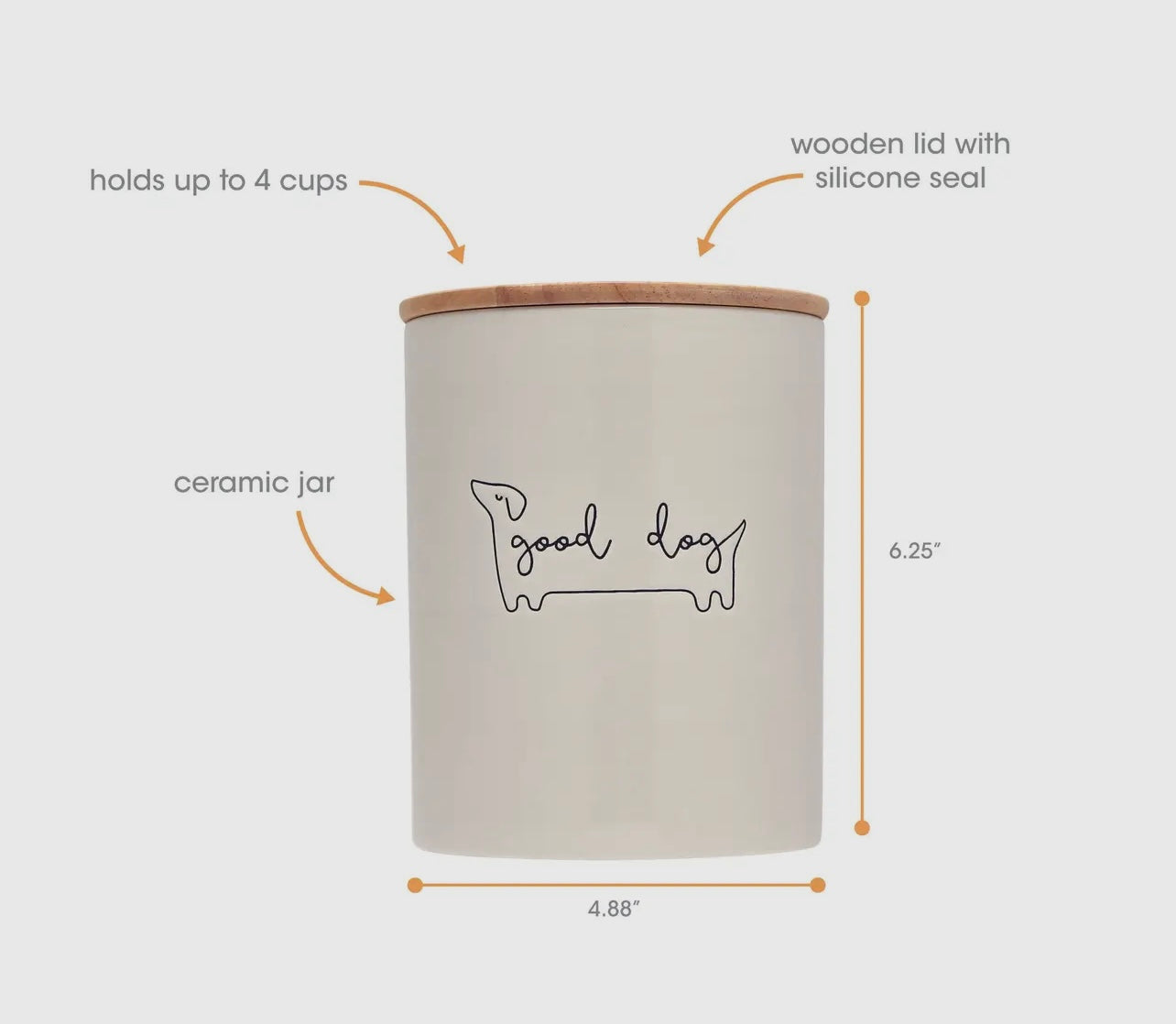 Ceramic Treat Jar