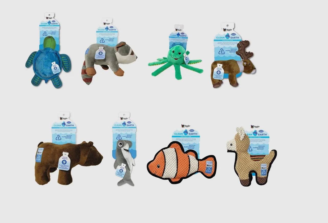 Clean Earth Recycled Plush Toys - 100%
Sustainable