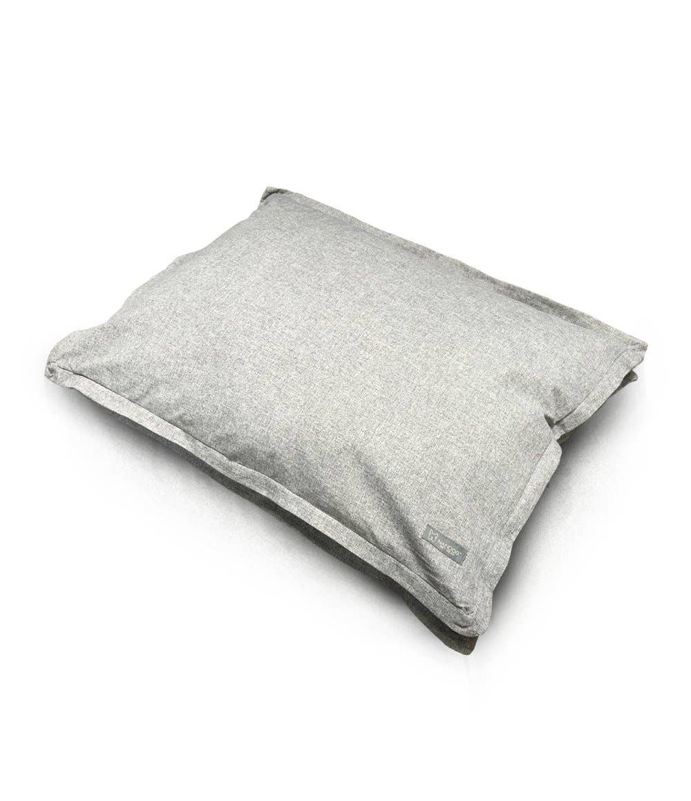 Luxury Pet Floor Pillow Flap Bed Grey