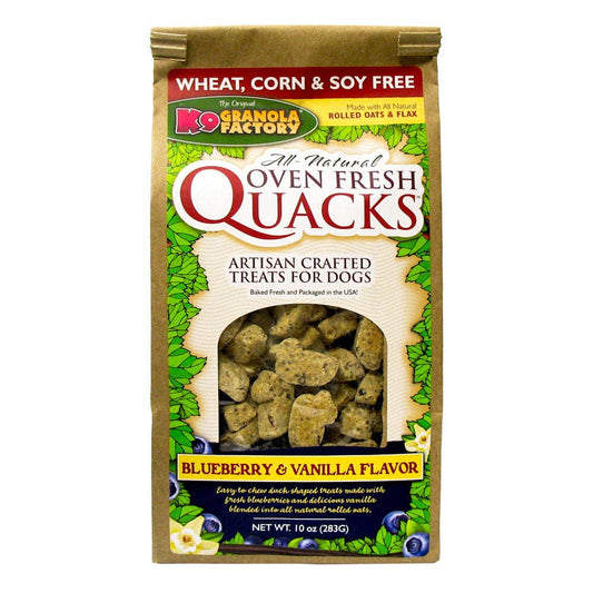 Quacks Blueberry & Vanilla Dog Treats