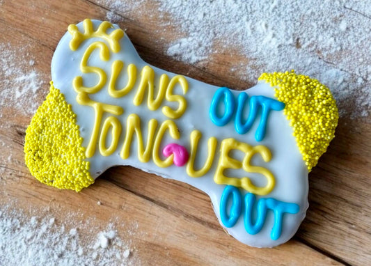 Suns out Tongues out Bone dog treat