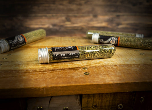 🐱🌿Organic Catnip & Silver Vine Blend Tube
