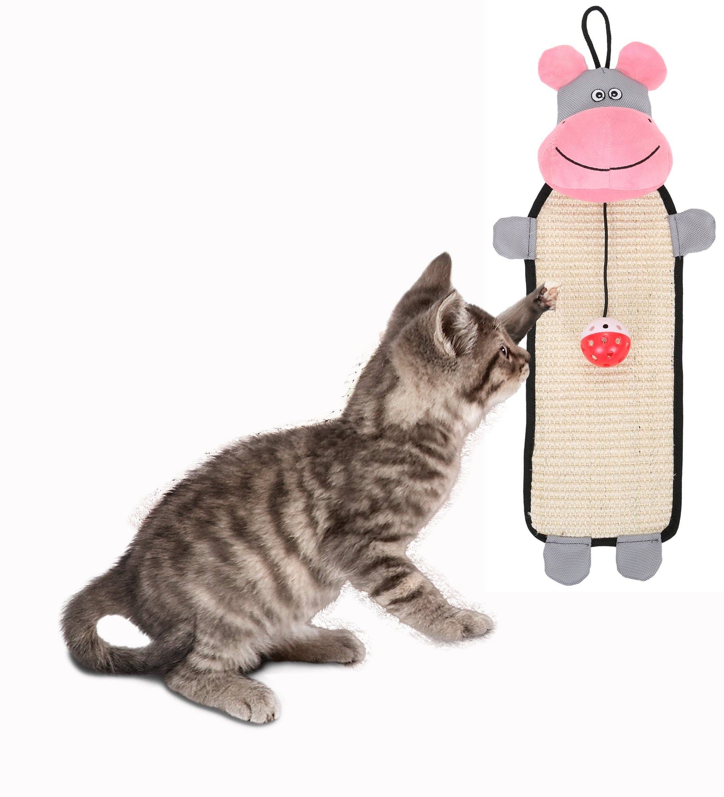 🐈💕🌿Eco-Natural Sisal Scratcher & Toy