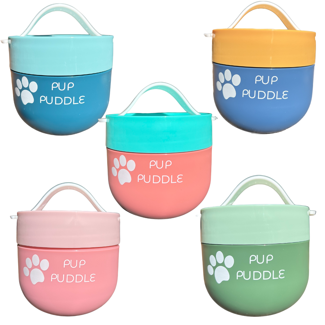 Pup Puddle - Keep Water & Food COLD/WARM - Leakproof