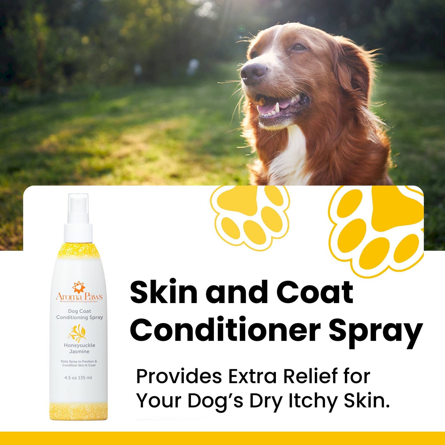 Dog Coat Spray Honeysuckle Jasmine 4.5 oz