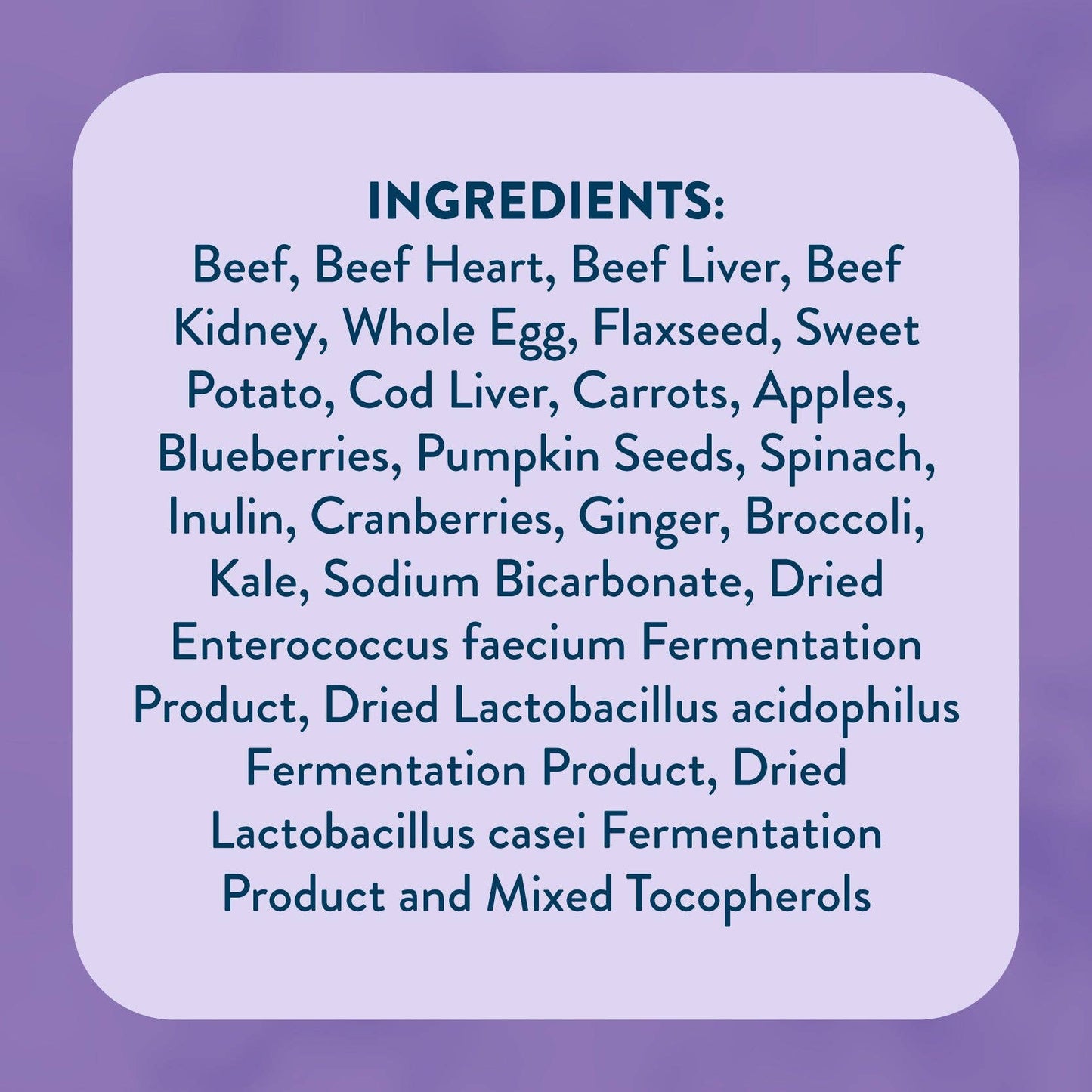 Grain-free Beef Freeze-dried Raw Dog Food