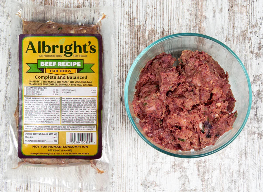 Beef Complete - Albright's Raw Recipe for Dogs