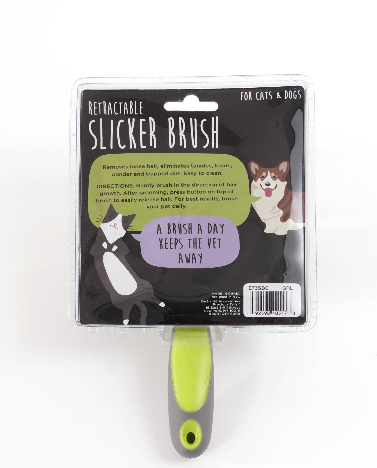 Retractable Slicker Brush