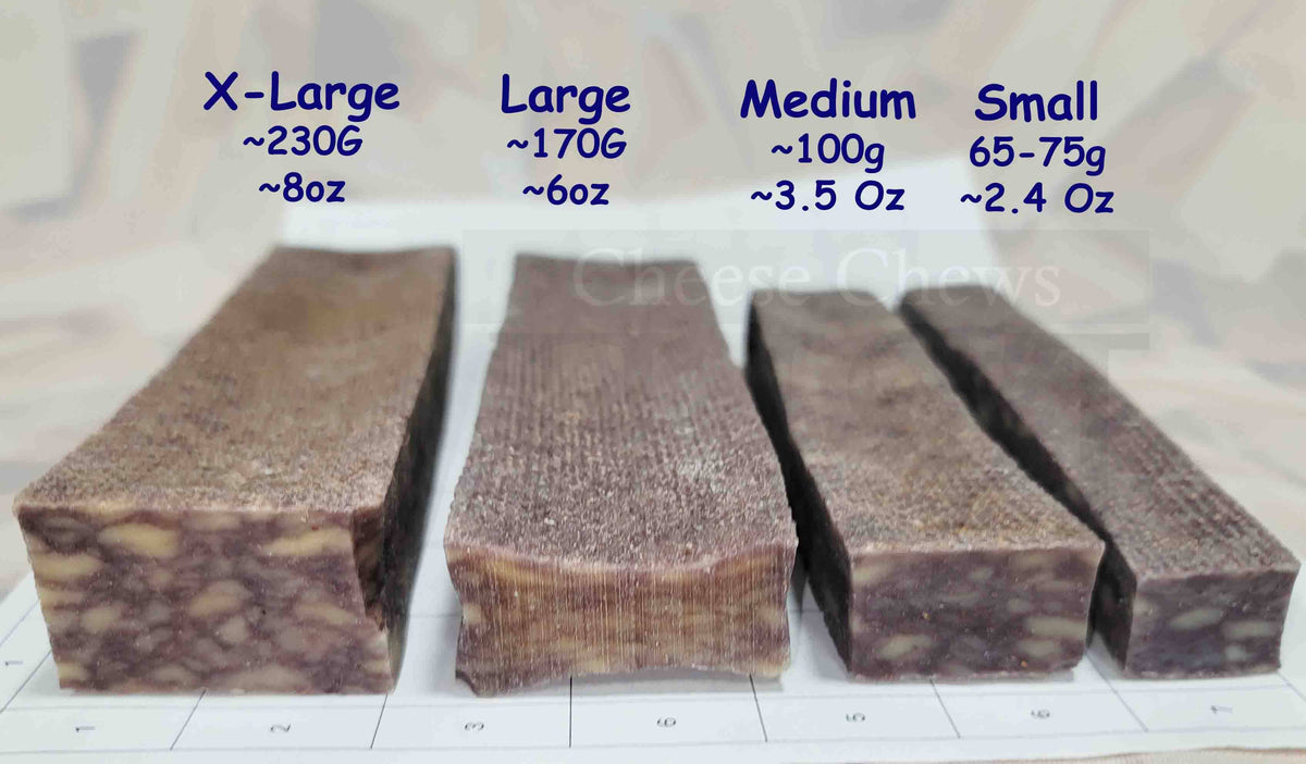 Dog cheese chew. Blueberry Large Himalayan Yak ~7oz 200gr