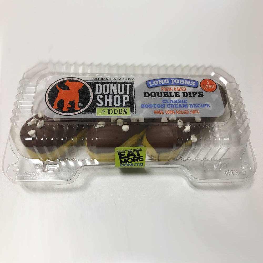 🍩🤎 Long Johns – Boston Crème Recipe Dog Treats