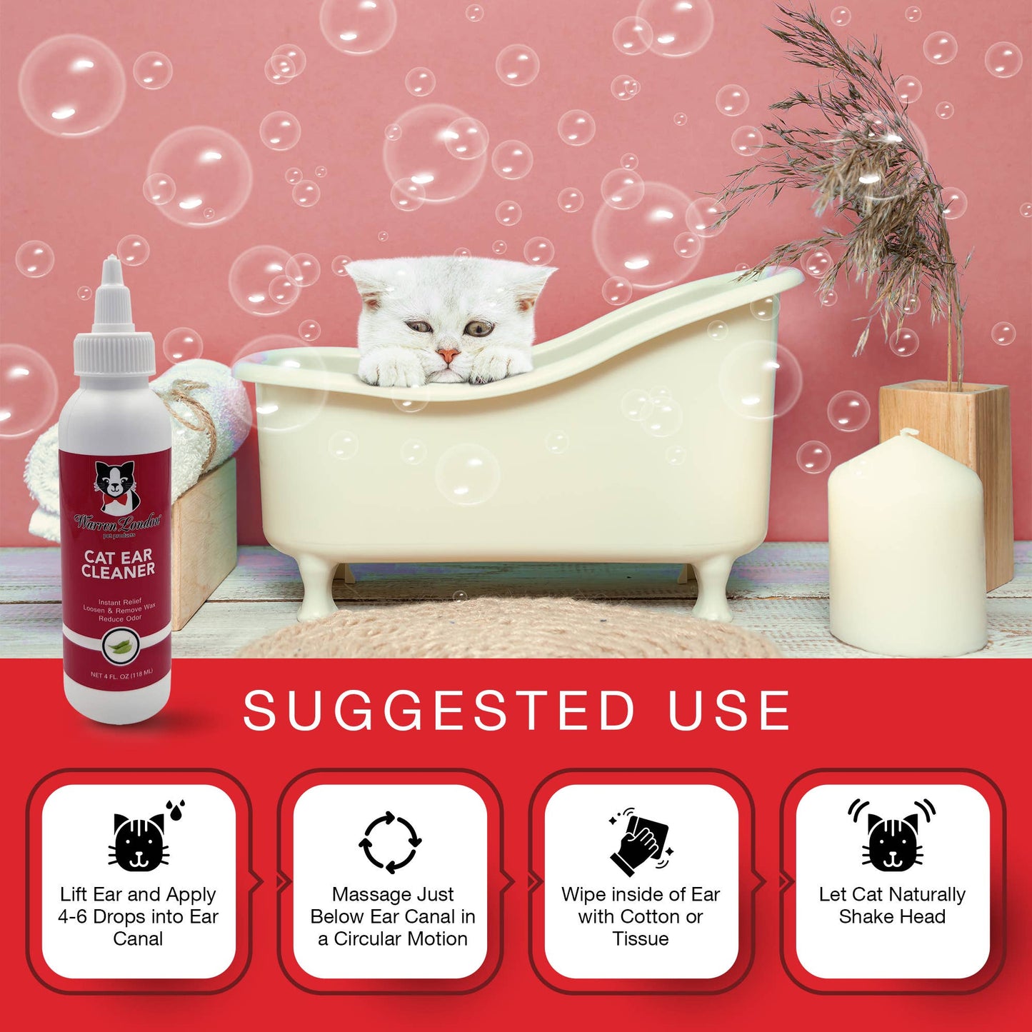 🐱👂 Cat Ear Cleaner – Gentle Ear Care for Healthy, Happy Cats 👂🐱