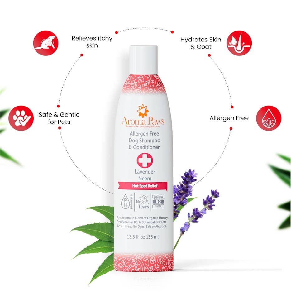 13.5 Oz Shampoo Allergen Free Hot Spot