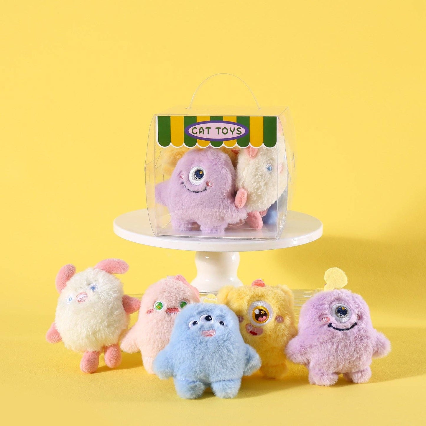 Cute Monster Shape Catnip Toy